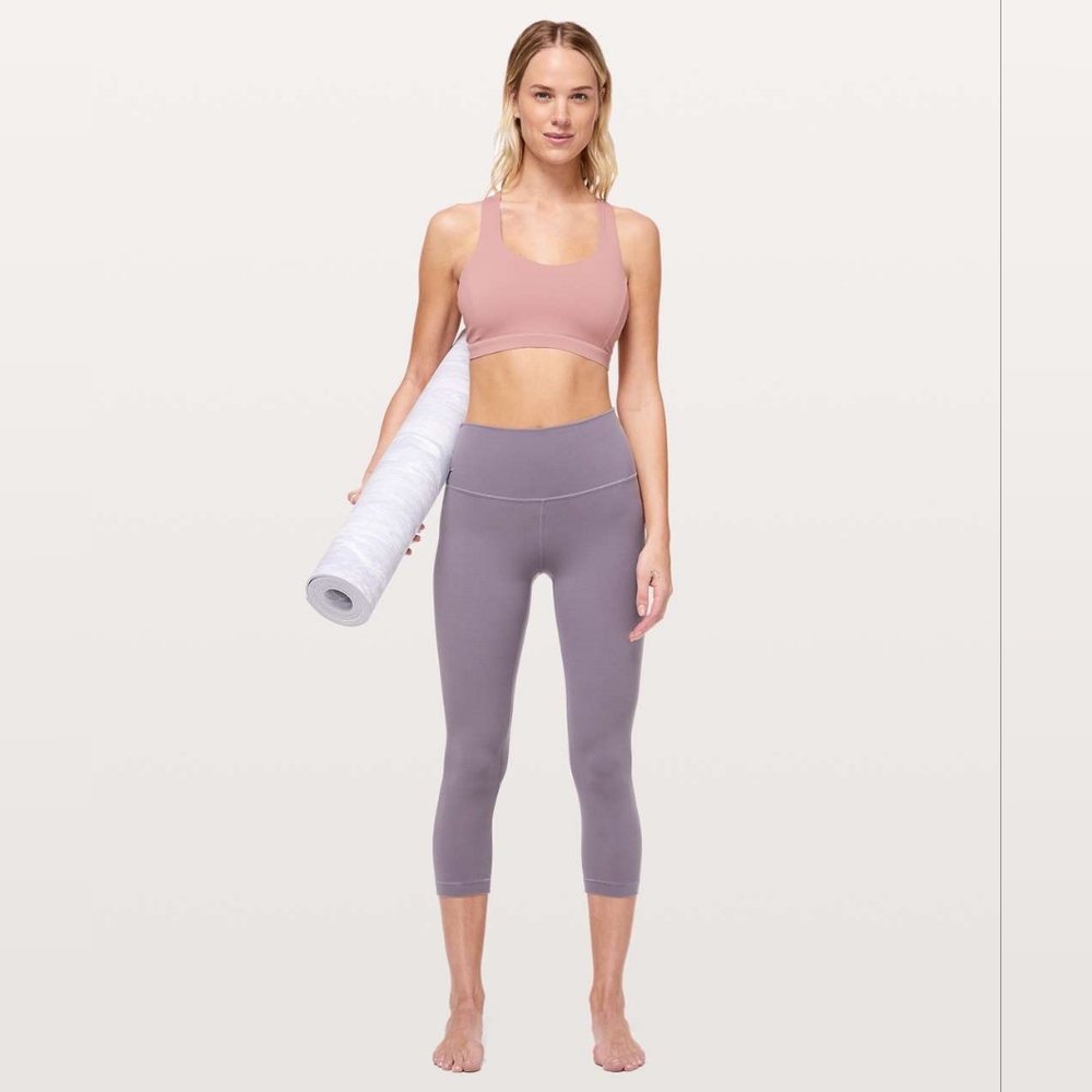 Lululemon Align Crop *21" in Graphite Purple